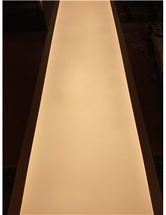 LED ATOMANT Plafon LED Panel Superficie 120x30cm 48W, CCT (Selector de Color Blanco Calido, Neutro y Frio), 5000 Lumenes, Driver 2