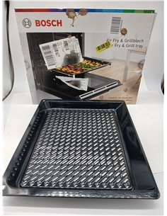 Bosch - Bandeja Air Fry, Compatible con Hornos, Serie 8, Color Gris, HEZ629070 2