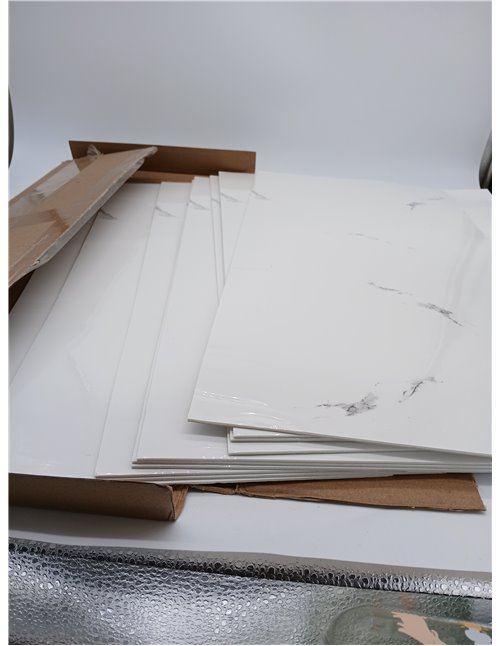 Paneles de pared, diseño de mármol, paquete de 10, 60 cm x 30 cm, revestimiento de pared autoadhesivo, pegatinas de azulejos de 