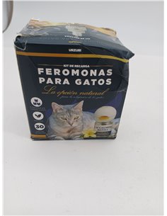 Kit Difusor y Recambio de Feromonas Faciales F3 para Gatos | Sistema de Bienestar Felino de Larga Duración (30 Días / 70m²) | In 2