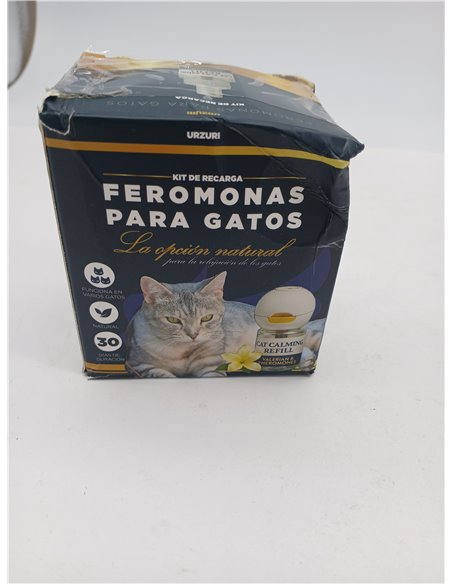 Kit Difusor y Recambio de Feromonas Faciales F3 para Gatos | Sistema de Bienestar Felino de Larga Duración (30 Días / 70m²) | In