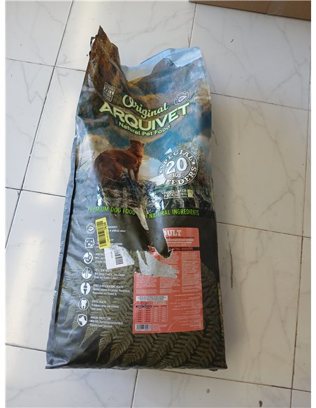 Arquivet Original Adult - Adult Dog Food - Salmon and Rice - Dog Food - Dry Dog Food - Dog Food - Healthy Food - 20 kg