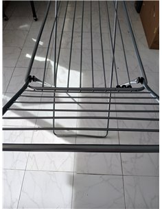 Vileda 163245 Tendedero con X-Legs con Varillas Gruesas Antipliegues, Acero y Aluminio, Plateado 2