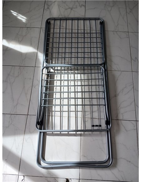 Vileda 163245 Tendedero con X-Legs con Varillas Gruesas Antipliegues, Acero y Aluminio, Plateado