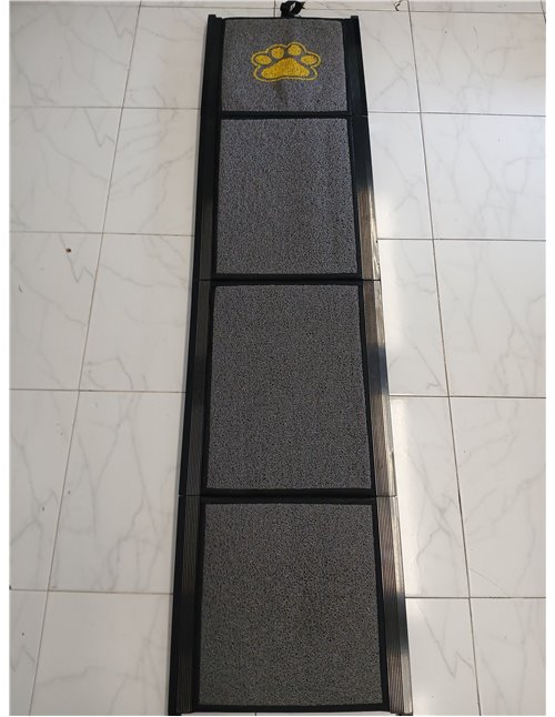 BACOENG 180cm Rampa para Perros Coche Plegable, Rampa para Perros portátil para Perros Grandes con Alfombra Antideslizante, Disp