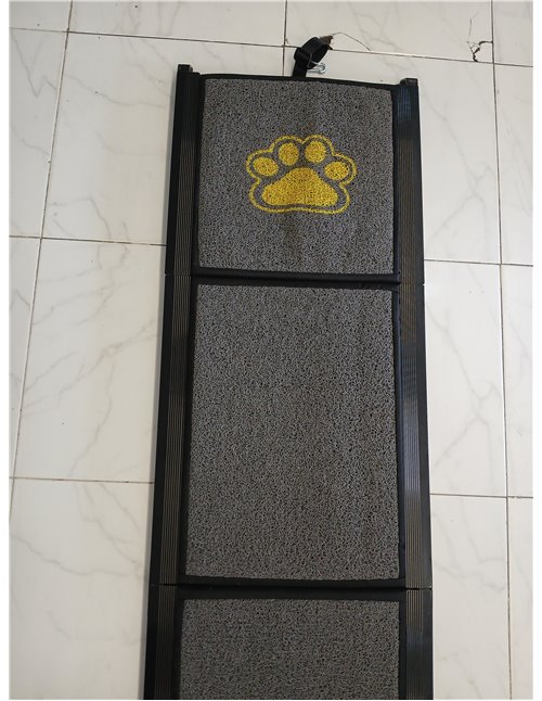 BACOENG 180cm Rampa para Perros Coche Plegable, Rampa para Perros portátil para Perros Grandes con Alfombra Antideslizante, Disp