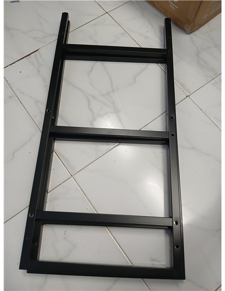 Amazon Basics Carro metálico con 3 niveles, Negro
