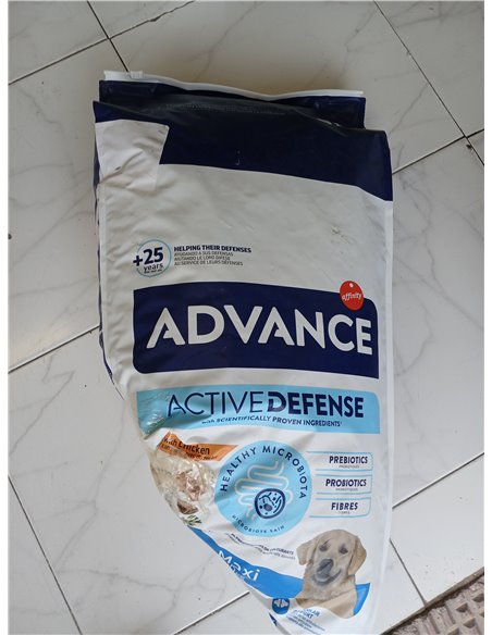 Advance Maxi Chicken, Pienso para Perros Adultos de Razas Grandes con Pollo, 14kg