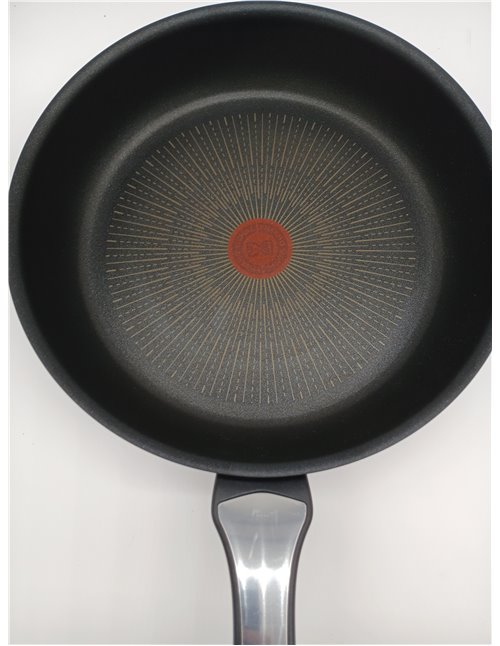 Tefal Unlimited On - Sartén de 28 cm, Apto inducción, antiadherente, revestimiento titanio, Thermo-signal, apto lavavajillas y h