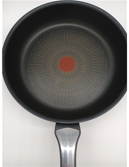 Tefal Unlimited On - Sartén de 28 cm, Apto inducción, antiadherente, revestimiento titanio, Thermo-signal, apto lavavajillas y h