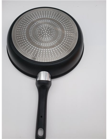 Tefal Unlimited On - Sartén de 28 cm, Apto inducción, antiadherente, revestimiento titanio, Thermo-signal, apto lavavajillas y h