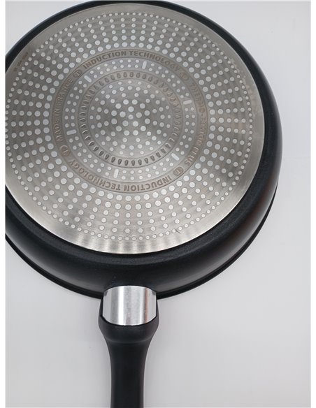 Tefal Unlimited On - Sartén de 28 cm, Apto inducción, antiadherente, revestimiento titanio, Thermo-signal, apto lavavajillas y h