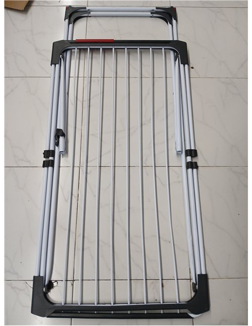 Vileda Surprise Tendedero Extensible de acero y aluminio, espacio de tendido de 11 hasta 20 metros, soporte para artículos peque