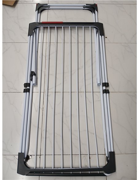 Vileda Surprise Tendedero Extensible de acero y aluminio, espacio de tendido de 11 hasta 20 metros, soporte para artículos peque