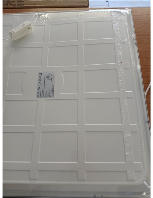 Philips - Panel LED empotrable ProjectLine 36W, Luz blanca natural 4000k, 3200 lm, 59.5 cm X 59.5 cm