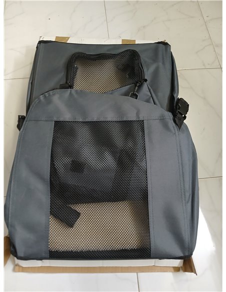 lionto Transportín para Perros Bolsa transportín para Perros Transportín Plegable Autobox Bolsa para Animales pequeños, (M) 60x4
