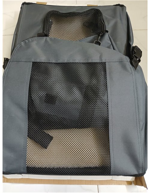 lionto Transportín para Perros Bolsa transportín para Perros Transportín Plegable Autobox Bolsa para Animales pequeños, (M) 60x4