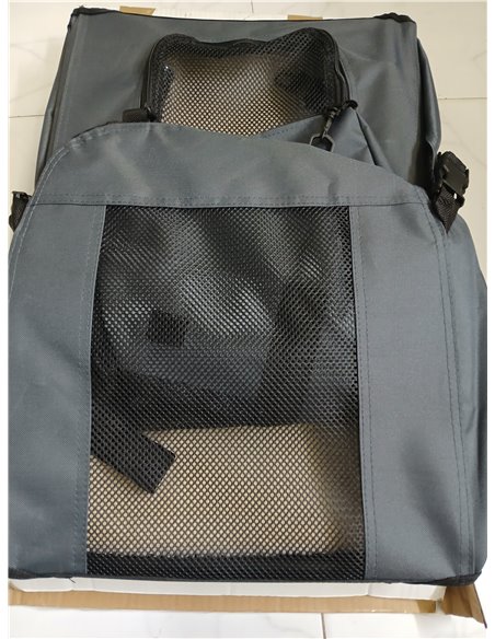lionto Transportín para Perros Bolsa transportín para Perros Transportín Plegable Autobox Bolsa para Animales pequeños, (M) 60x4