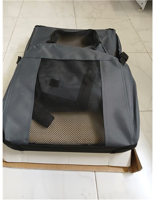 lionto Transportín para Perros Bolsa transportín para Perros Transportín Plegable Autobox Bolsa para Animales pequeños, (M) 60x4