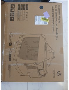 VOUNOT Transportín Perro Gato M 60x44x44cm, Bolsa Transporte Transpirable Mascotas con Bolsillos Alfombrilla Extraíble Tira Refl 2
