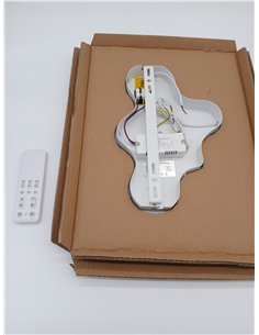 FANLG Lampara infantil Techo, Lámpara LED de Nubes 40cm 20W 3000K-6000K Regulable con Control Remoto, Luces para habitacion, Dor 2