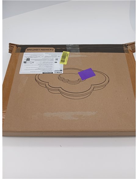 FANLG Lampara infantil Techo, Lámpara LED de Nubes 40cm 20W 3000K-6000K Regulable con Control Remoto, Luces para habitacion, Dor