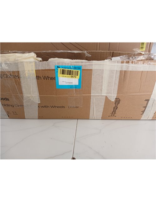 InnovaGoods® Tendedero Vertical Plegable, 3 Niveles con 24 Barras, 36 Ganchos Adicionales, Hasta 40 kg, con Ruedas Giratorias 36
