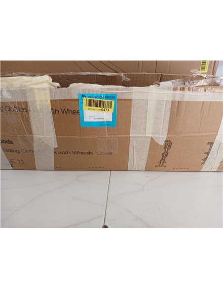 InnovaGoods® Tendedero Vertical Plegable, 3 Niveles con 24 Barras, 36 Ganchos Adicionales, Hasta 40 kg, con Ruedas Giratorias 36