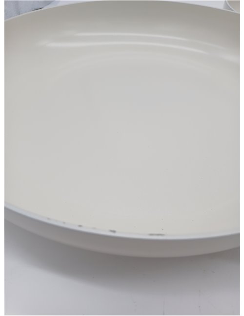 Amazon Basics Batería de Cocina Antiadherente de Cerámica, Juego de 3 Sartenes, Compatibles con Todo Tipo de Fuegos, Aptas para 