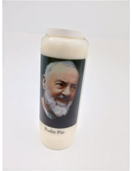 Hautekiet 1332265 Padre Pio vela 9 días 6,8 x 20 cm