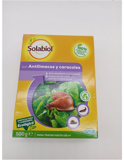 Solabiol Anticaracoles Natural RB. Protección Natural contra Caracoles y babosas. 100% Ingredientes Naturales