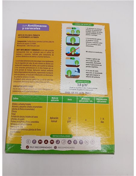 Solabiol Anticaracoles Natural RB. Protección Natural contra Caracoles y babosas. 100% Ingredientes Naturales