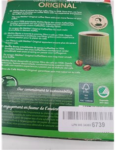 MELITTA - Filtro de corneta (papel bte40, 1 x 6 cm), color 2