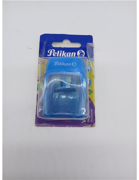 Pelikan 700245 - Sacapuntas con deposito 2 Orificios - Azul, Rosa o Verde       