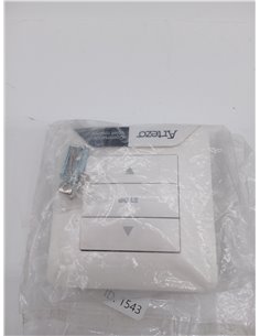 Interruptor para persiana automática AGE02B, Color blanco, 2300W - 230V 2
