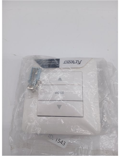 Interruptor para persiana automática AGE02B, Color blanco, 2300W - 230V