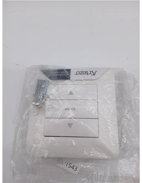 Interruptor para persiana automática AGE02B, Color blanco, 2300W - 230V