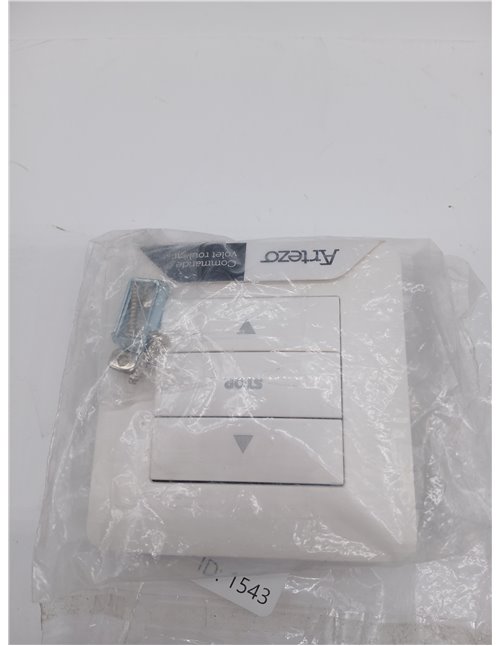 Interruptor para persiana automática AGE02B, Color blanco, 2300W - 230V