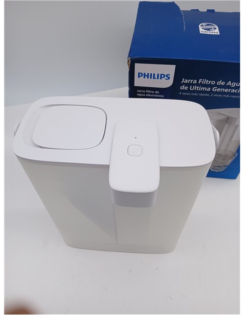 Philips Water Jarra filtrante Instant (3 L) – Agua limpia y de gran sabor en segundos , reduce cloro y plomo, 