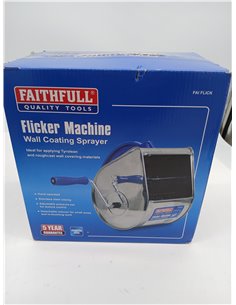 Pulverizador manual Faithfull para revestimientos tiroleses y exteriores: acero inoxidable 2