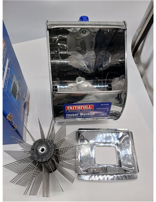 Pulverizador manual Faithfull para revestimientos tiroleses y exteriores: acero inoxidable