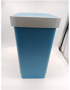 Tatay Cubo de Basura Cocina con Tapa Basculante Smart 25L | Diseño Compacto y Funcional | Uso Interior y Exterior | Apto para Bo 2