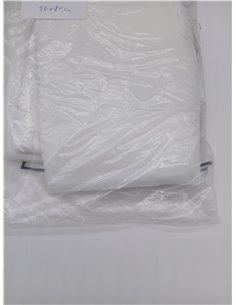 Amazon Basics Paquete de 2 Fundas de Almohada de satén de algodón de 400 Hilos, 50 x 80 cm, Color Blanco 2
