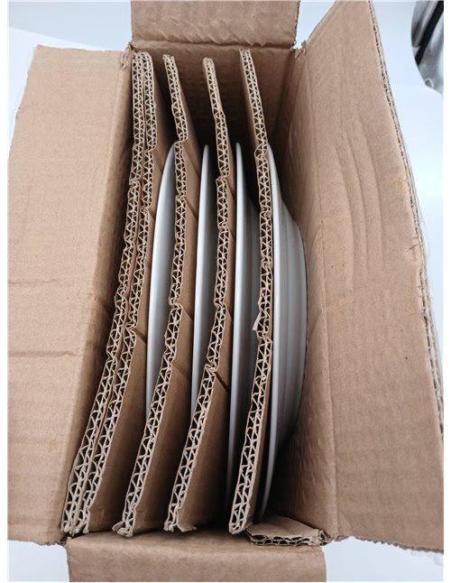 Amazon Basics platos llanos, 6 Unidad, 26.7 cm