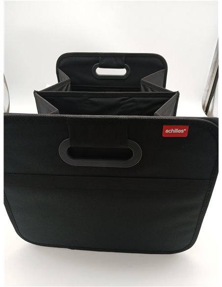 achilles Car Trunk Organizer - XL Folding Box with Net Pocket - Compact and Water-Repellent - Ideal for Versatile Storage - Inte