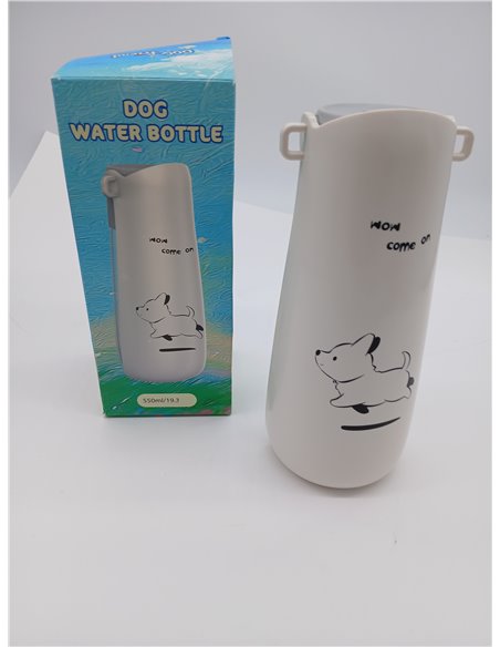 VINATO 500ML Bebedero Perro Portatil 180° Plegable Bebedero Agua Perro Botella Gatos a Prueba de Fugas para Perros con Función d