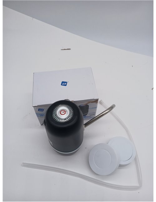 NK Dispensador de Agua - Dispensador Automático, Carga USB, Dosificador de Acero, sin BPA, Agua Fría, 1200mAh, Transportable, Ga