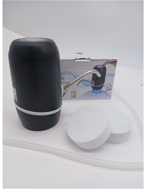 NK Dispensador de Agua - Dispensador Automático, Carga USB, Dosificador de Acero, sin BPA, Agua Fría, 1200mAh, Transportable, Ga