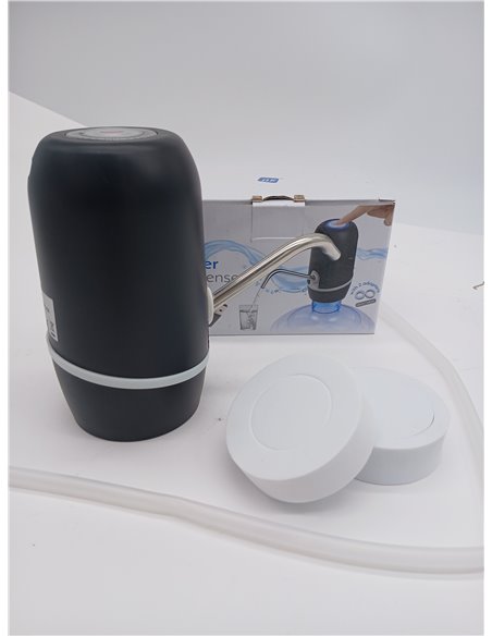 NK Dispensador de Agua - Dispensador Automático, Carga USB, Dosificador de Acero, sin BPA, Agua Fría, 1200mAh, Transportable, Ga