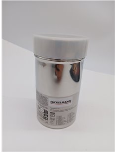 Fackelmann Espolvoreador o azucarero de cocina con tapa y parte funcional de malla para azúcar glas, cacao en polvo o canela, en 2